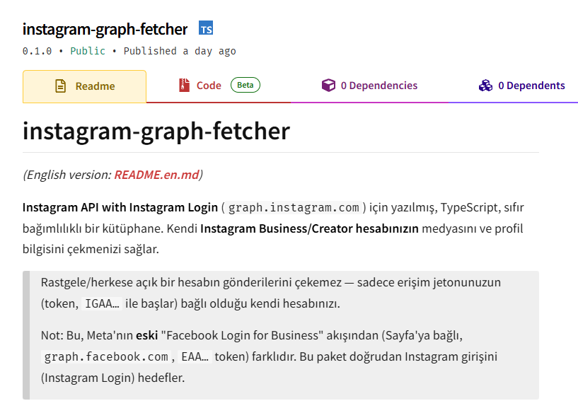 Instagram Graph Fetcher